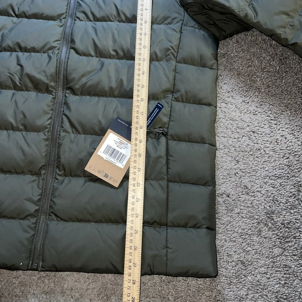 NWT North Face Aconcagua 3 Hoodie Jacket Down Medium Forest Olive